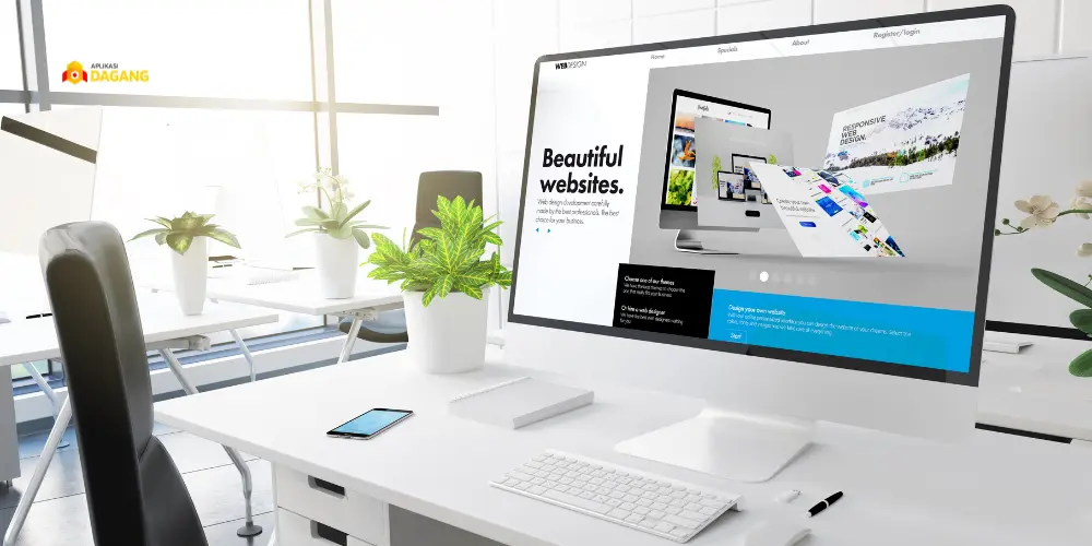 perbedaan website template custom