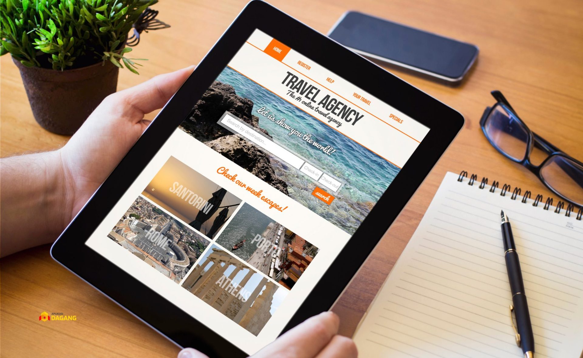 jasa web travel, pembuatan website travel, desain web travel, jasa website wisata, website agen perjalanan